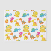 Dinosauriërs, Dinosaurenpatroon, Baby Dino Tissuepapier (Voorkant)