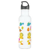 Dinosauriërs, Dinosaurenpatroon, Baby Dino Waterfles (Achterkant)