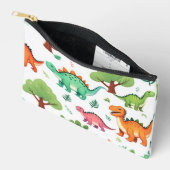 Dinosauriërs en bomen patroon wit etui (Open)