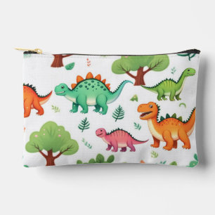 Dinosauriërs en bomen patroon wit etui