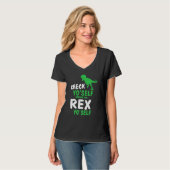 Dinosauriërs gingen nooit naar de dierentuin. t-shirt (Voorkant volledig)