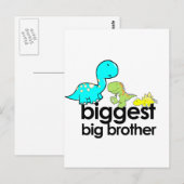 dinosauriërs grootste broer briefkaart (Voorkant / Achterkant)