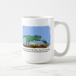 Dinosauriërs kennen Latijn Koffiemok