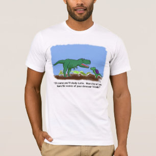 Dinosauriërs kennen Latijn T-shirt