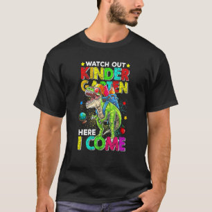 Dinosauriërs kijken uit naar Kindergarten hier kom T-shirt