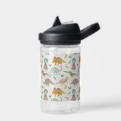 Dinosauriërs Kinderen Hand Getekende Boho Dinosaur Waterfles (Links)