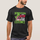 Dinosauriërs naaien niet meer nu ze uitgestorven z t-shirt (Voorkant)