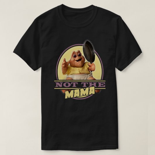 Dinosauriërs niet de Mannen_s Stic van mama (DNS00 T-shirt (Design voorkant)