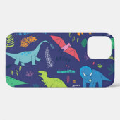 Dinosauriërs Palms Tropisch Patroon Case-Mate iPhone Case (Achterkant (horizontaal))