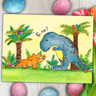 Dinosauriërs Pasen kaart van Nicole Janes