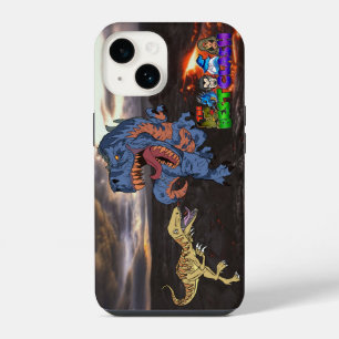 Dinosauriërs Phonehoes T-Rex Raptor De Beste Clash iPhone 14 Hoesje