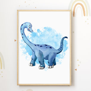Dinosauriërs Print Dino Kinderkamer Poster