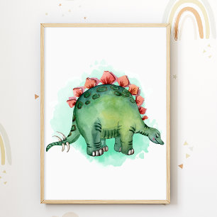Dinosauriërs Print Dino Kinderkamer Poster
