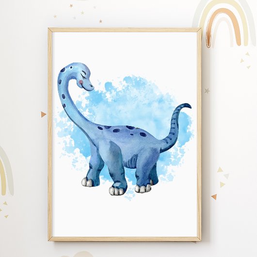 Dinosauriërs Print Dino Kinderkamer Poster