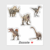 Dinosauriërs Raptor Spinosaurus Sticker (Vel)