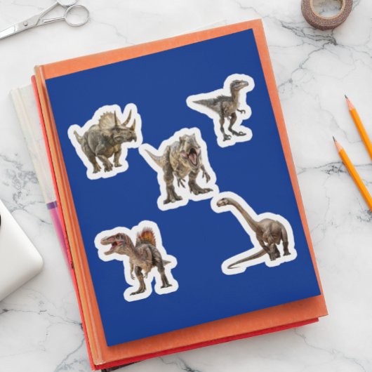 Dinosauriërs Raptor Spinosaurus Sticker