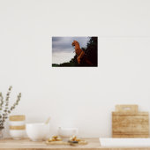 Dinosauriërs roamen nog steeds de aarde poster (Keuken)