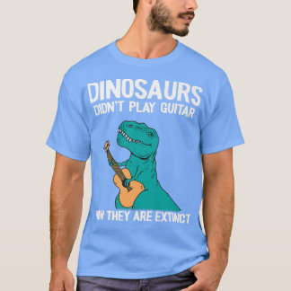 Dinosauriërs spelen nu geen gitaar, maar ze zijn n t-shirt