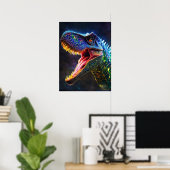 Dinosauriërs uit de Jurassic periode Poster (Thuiskantoor)