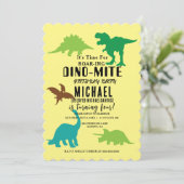 Dinosauriërs van de Dino-Amerikaanse Roaring Kaart (Staand voorkant)