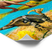 Dinosauriersschilderafdrukken voor decoratiekamerw poster (Hoek)