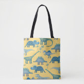 Dinosaurigeel Tote Bag (Voorkant)