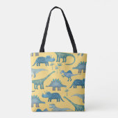 Dinosaurigeel Tote Bag (Achterkant)