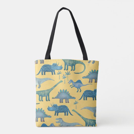Dinosaurigeel Tote Bag (Achterkant)