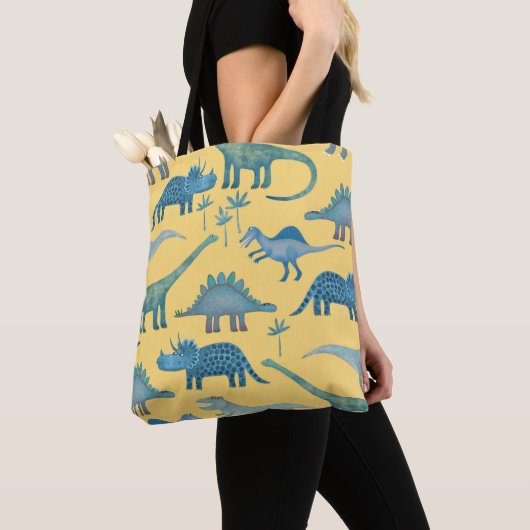 Dinosaurigeel Tote Bag (Dichtbij)