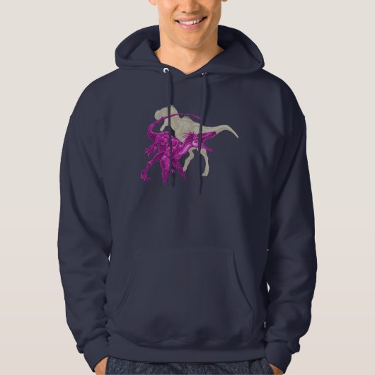 Dinosaurions hooddesign hoodie (Voorkant)