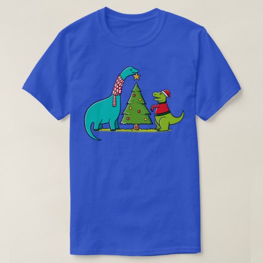 Dinosaurions kerst t-shirt (Design voorkant)