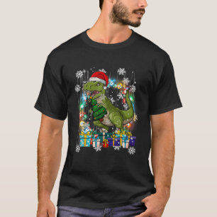 Dinosaurions - lichte kerstfeestdagen t-shirt