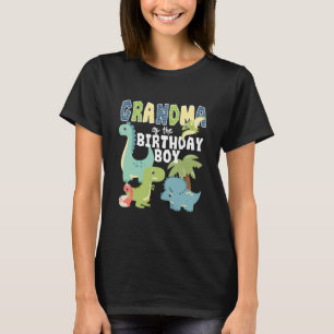 Dinosaurions Theme Birthday oma van de verjaardag T-shirt
