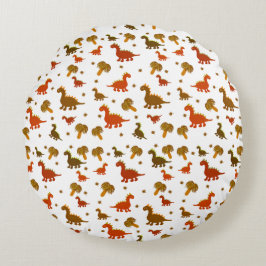 Dinosauripatroon Rond Kussen