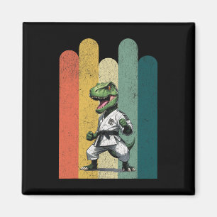 Dinosauriusfans Dapper Karate Trots Moed Kracht  Magneet