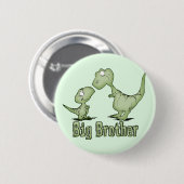 Dinosaurs Big Brother Ronde Button 5,7 Cm (Voorkant /achterkant)