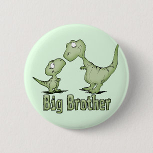 Dinosaurs Big Brother Ronde Button 5,7 Cm