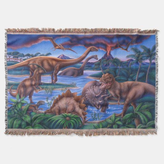 Dinosaurs Blanket Deken (Voorkant)