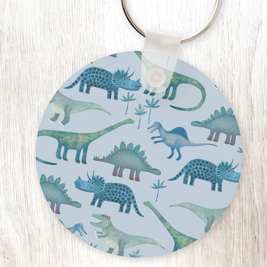 Dinosaurs Blue Sleutelhanger