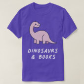 Dinosaurs & Books Kawaii Lover Anime Pastel Goth A T-shirt (Design voorkant)