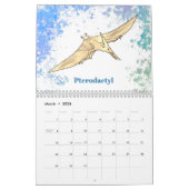 Dinosaurs Boys gepersonaliseerd Kalender (Mar 2026)