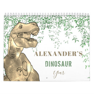 Dinosaurs Boys gepersonaliseerd Kalender