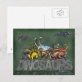 Dinosaurs Briefkaart (Voorkant / Achterkant)