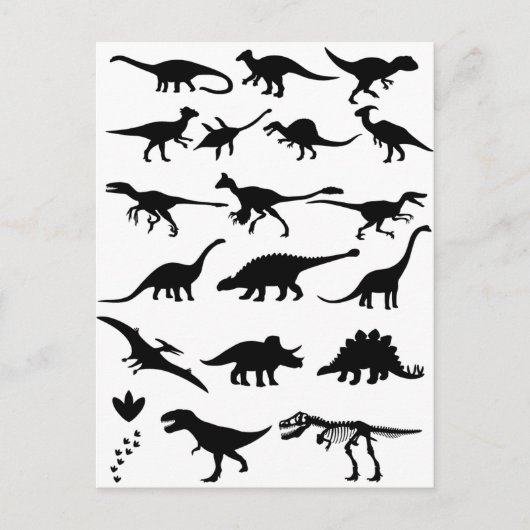 Dinosaurs Briefkaart (Voorkant)