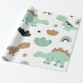 Dinosaurs Cadeaupapier (Uitgerold)