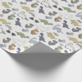 Dinosaurs Cadeaupapier (Hoek)