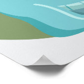 Dinosaurs Crossing, Pterodactyl, Welcome Sign Poster (Hoek)