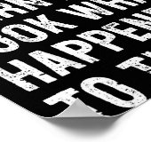 Dinosaurs Didn't Learn Art Funny Art Teacher  Poster (Hoek)