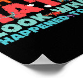 Dinosaurs Didn't Learn Math Funny Mathematics Math Poster (Hoek)