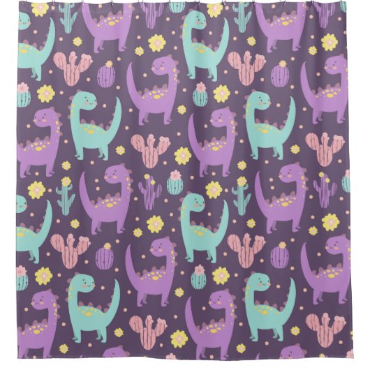 Dinosaurs Douchegordijn (Voorkant)